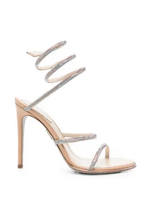 René Caovilla Cleo high-heel Sandals | Gold | FARFETCH ZA