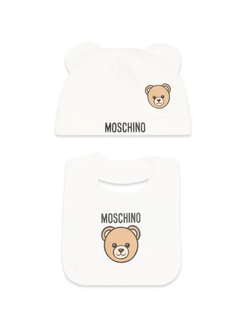 Moschino Kids Teddy Bear logo-print accessories set