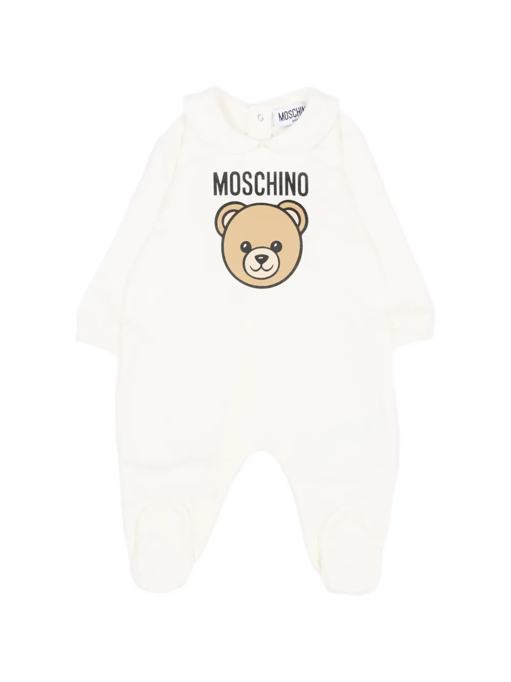 Moschino Kids Teddy Bear logoprint set Beige