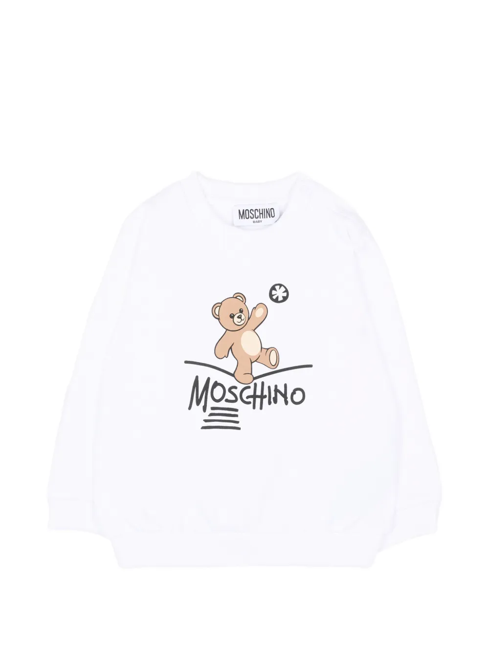Moschino Kids Teddy Bear sweatshirt - Bianco