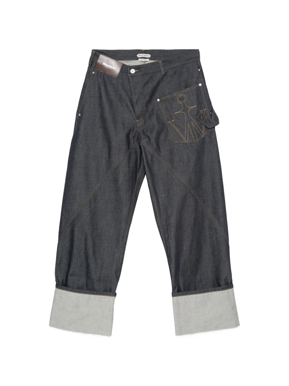 JW Anderson button-fastening wide-leg jeans - Blu