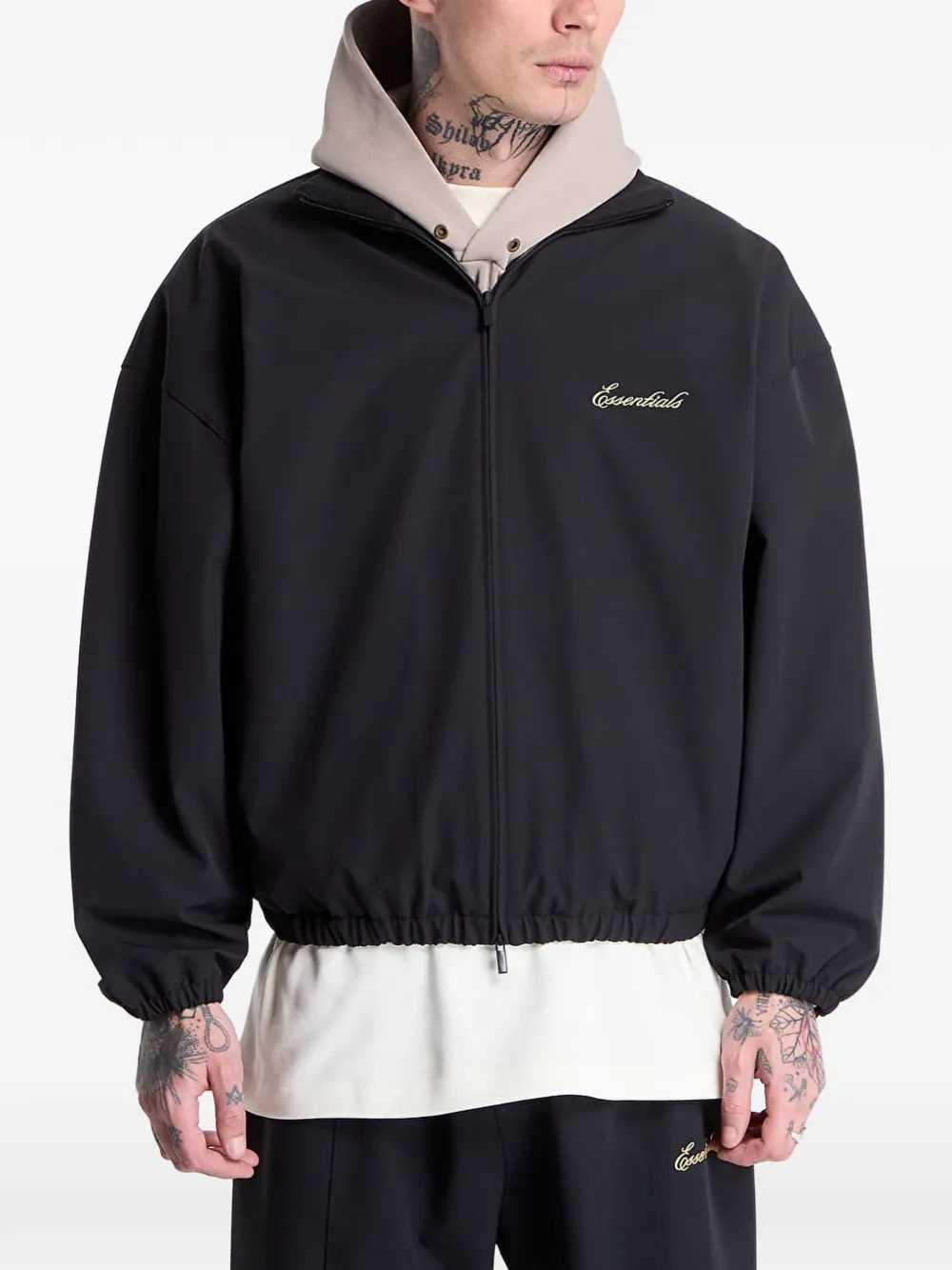 FEAR OF GOD ESSENTIALS Essentials full-zip track jacket - Nero