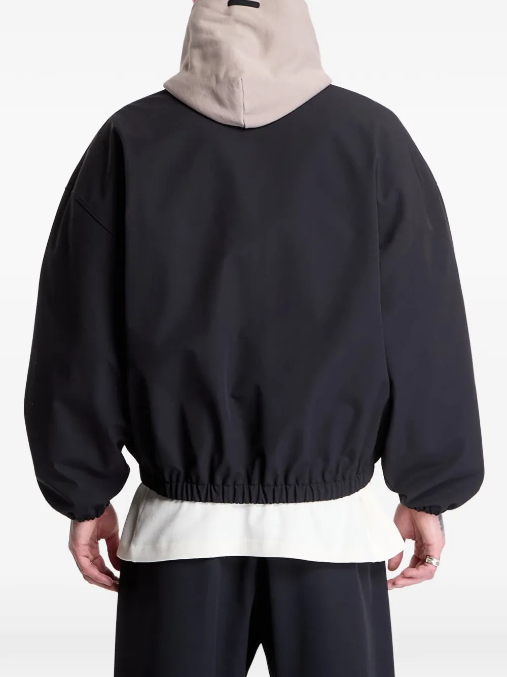 FEAR OF GOD ESSENTIALS trainingsjack met rits Zwart