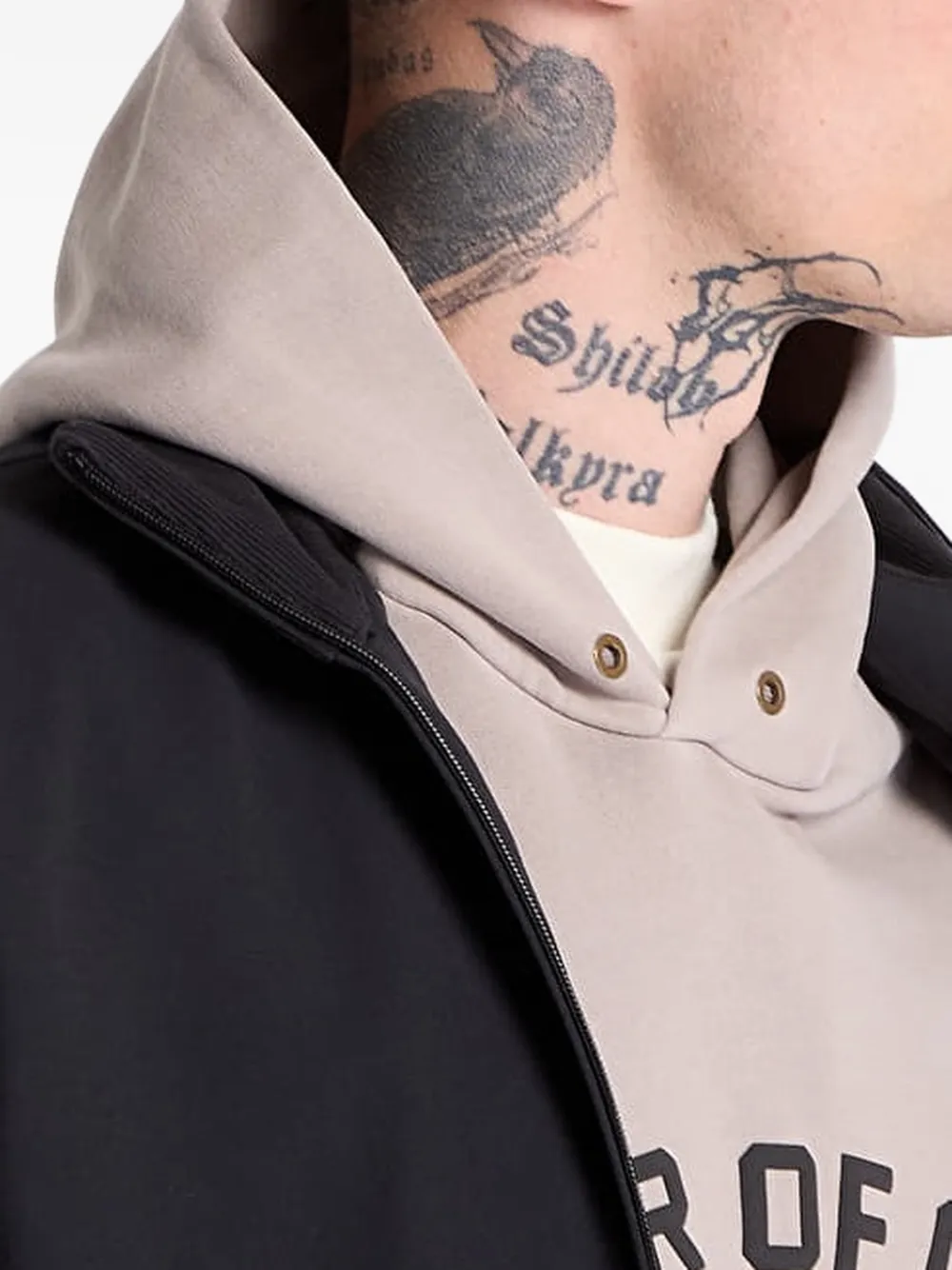 FEAR OF GOD ESSENTIALS trainingsjack met rits Zwart