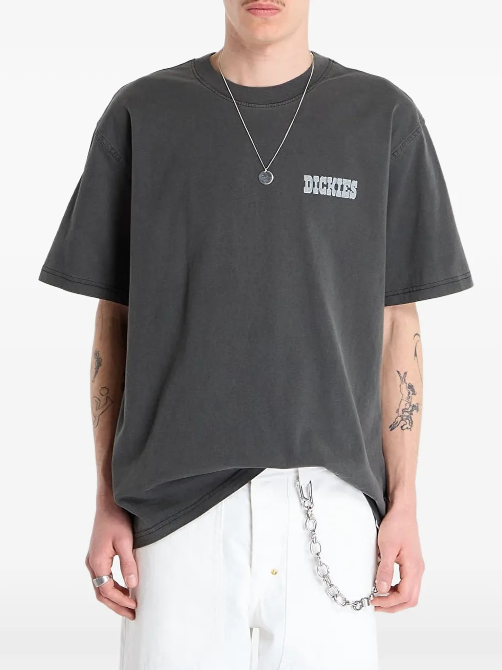 DICKIES T-shirt met print Grijs