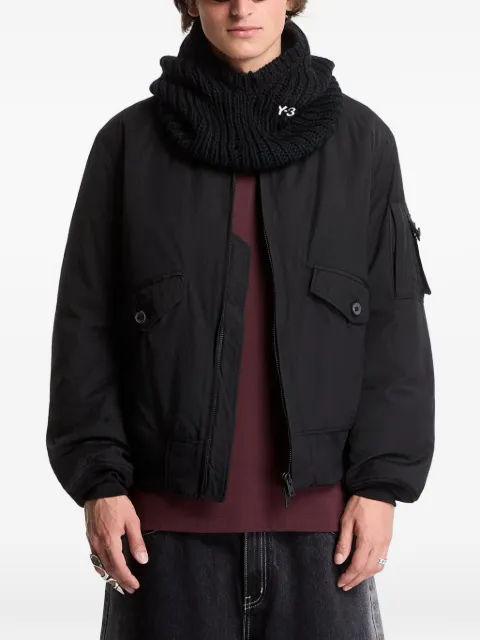 Y-3 pocket-detail zip-up bomber jacket