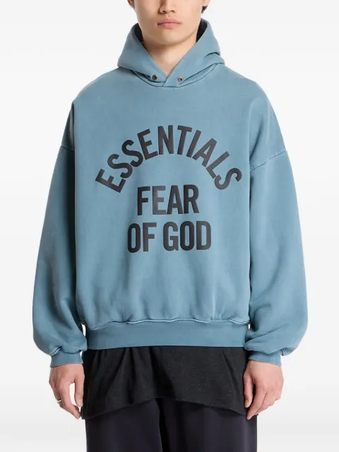 FEAR OF GOD ESSENTIALS Campus 90's logo-print hoodie