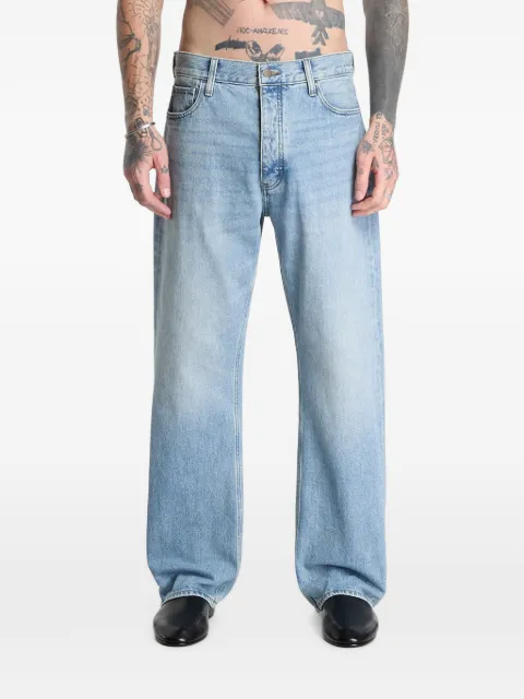 FEAR OF GOD ESSENTIALS whiskering-effect straight-leg jeans
