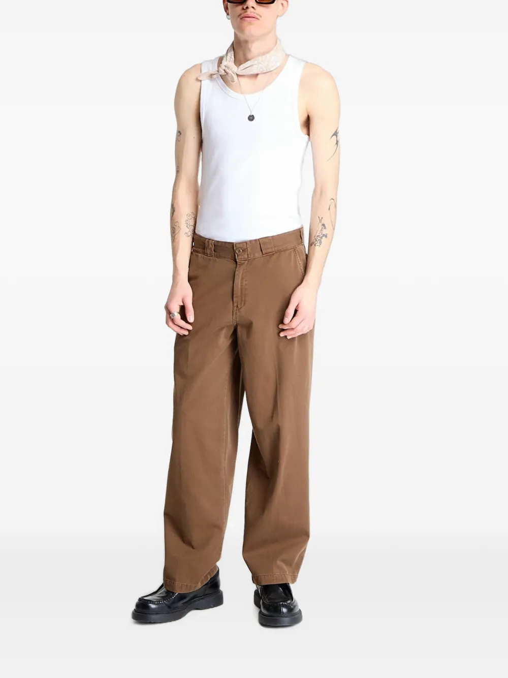 DICKIES 247 ruimvallende broek Bruin