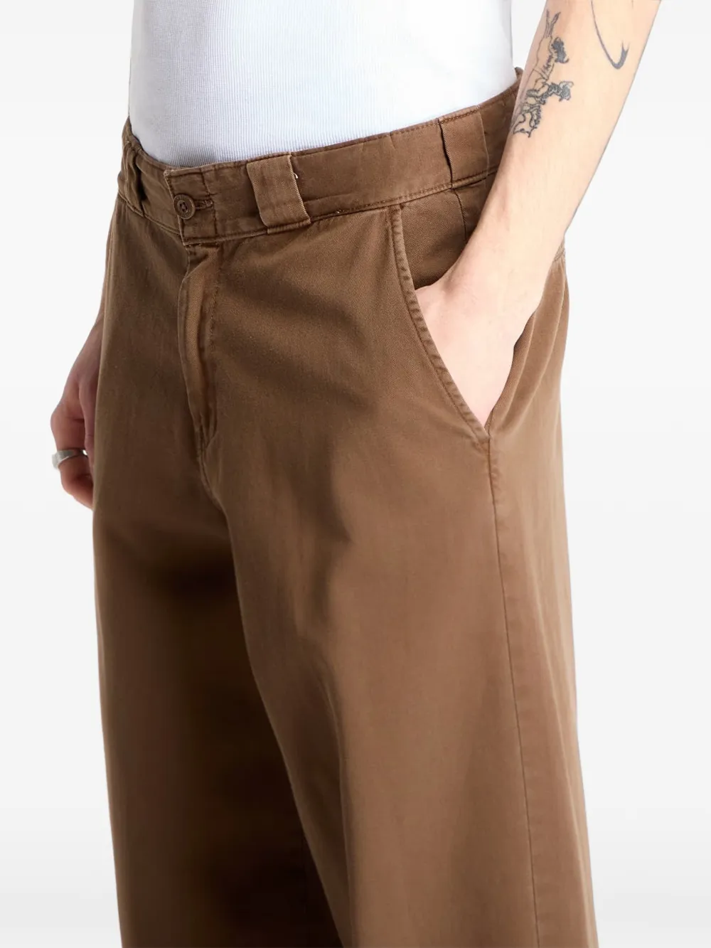 DICKIES 247 ruimvallende broek Bruin