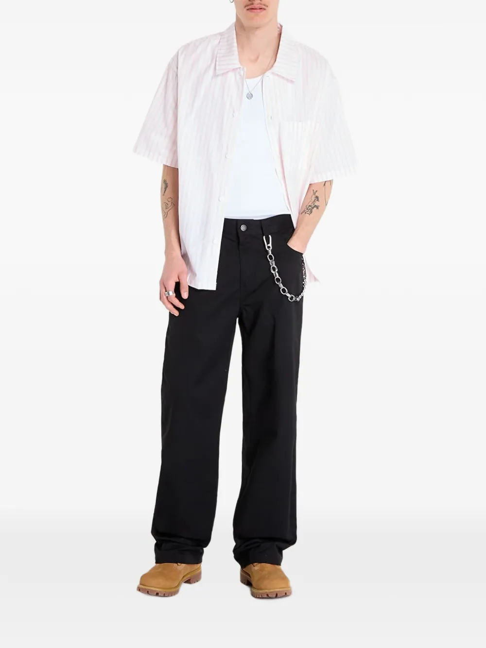 DICKIES Union ruimvallende broek Zwart