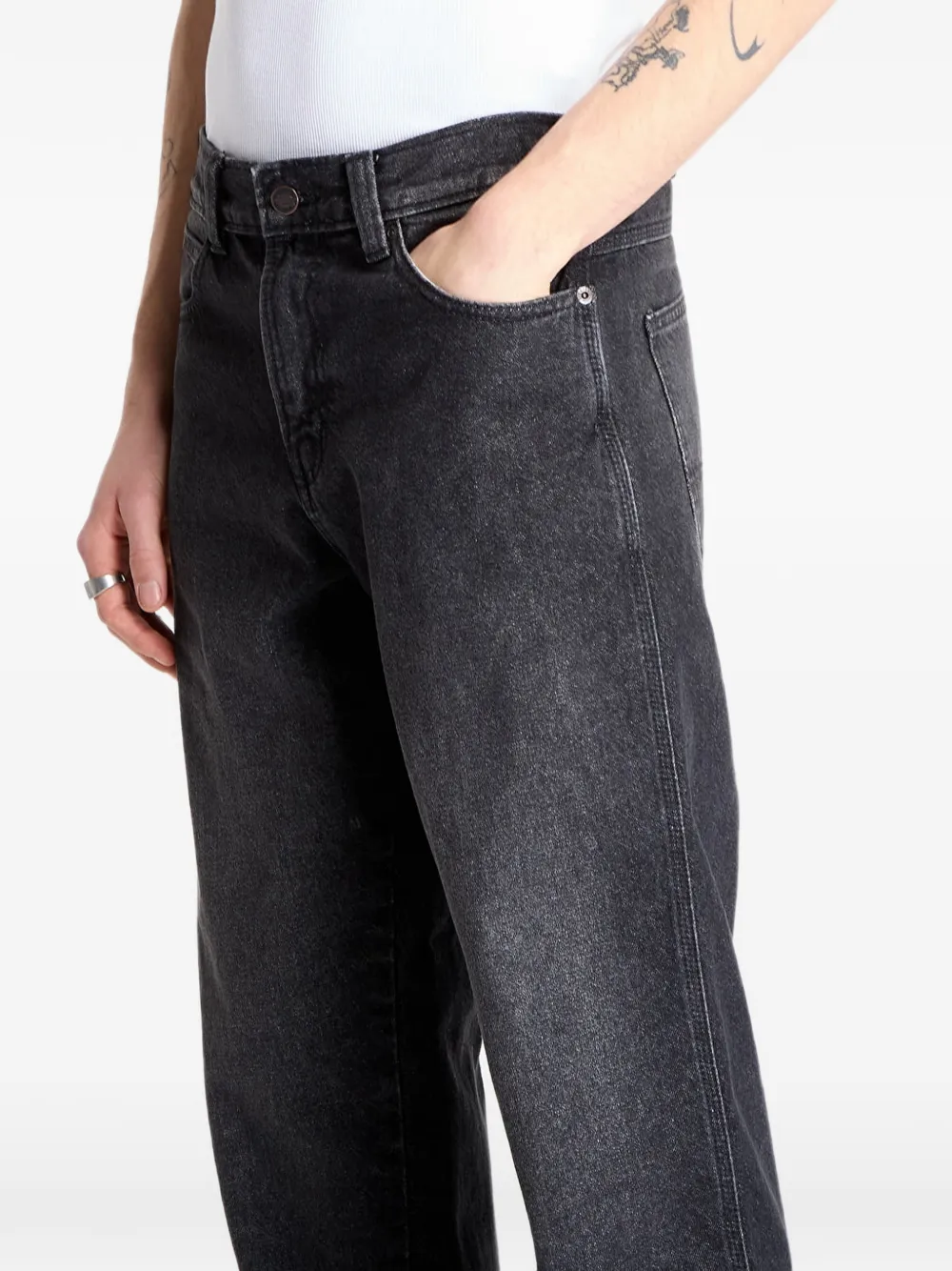 DICKIES 954 relaxed straight jeans Zwart