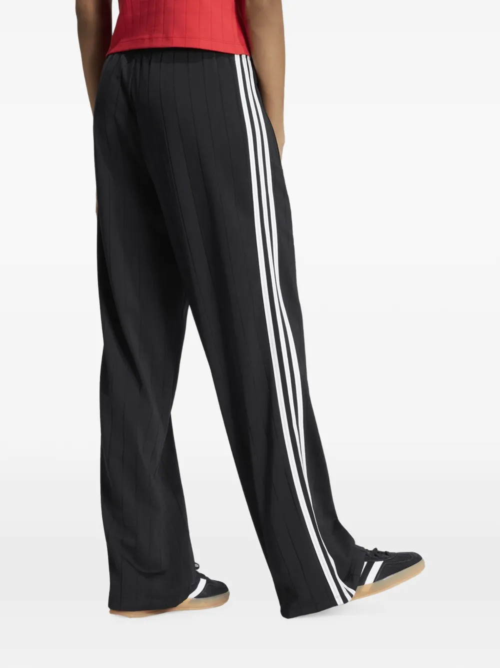 adidas Firebird pinstriped track pants Zwart