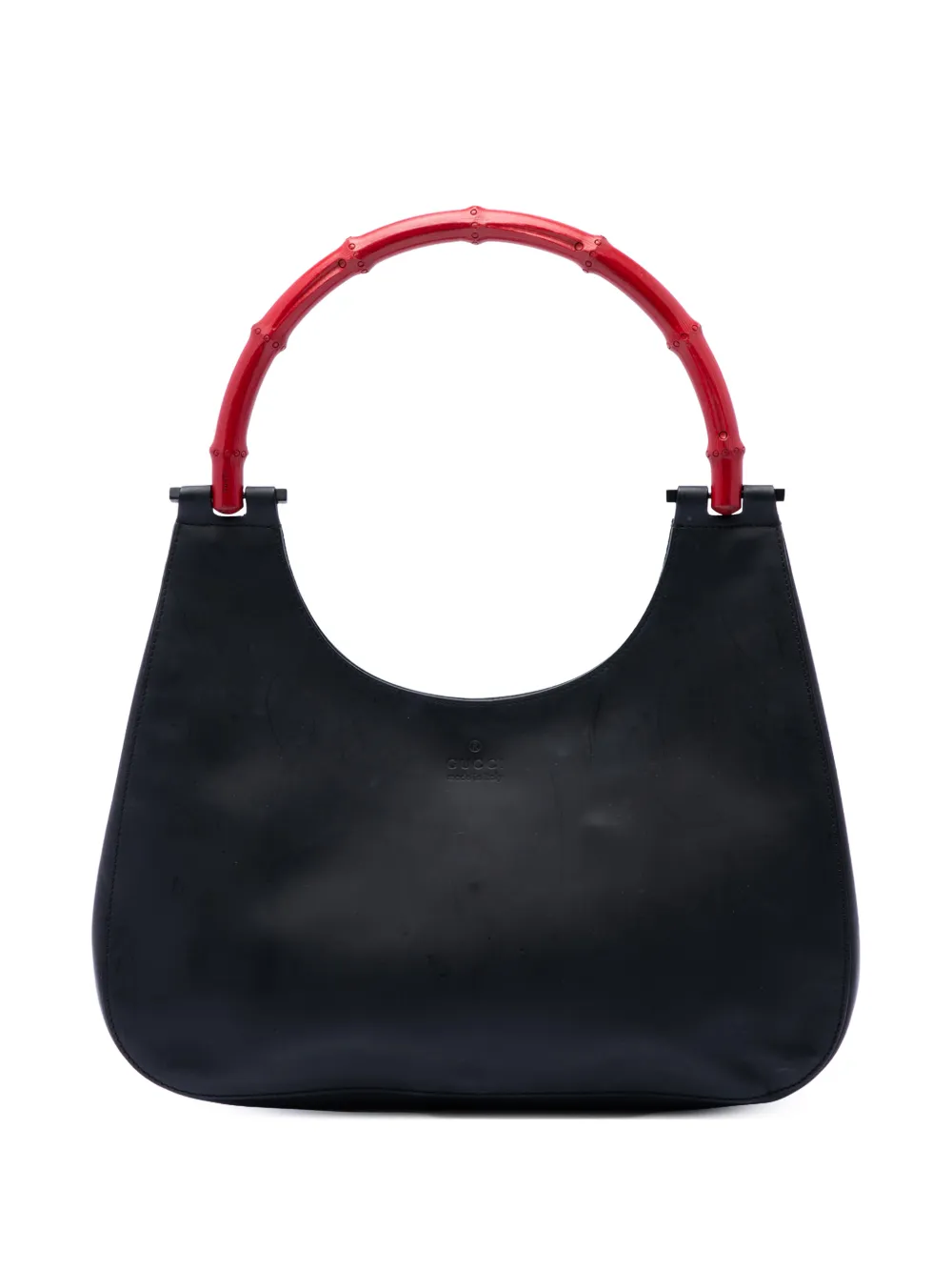 Gucci Pre-Owned Borsa a mano Bamboo Night in pelle di vitello 2000-2015 - Nero
