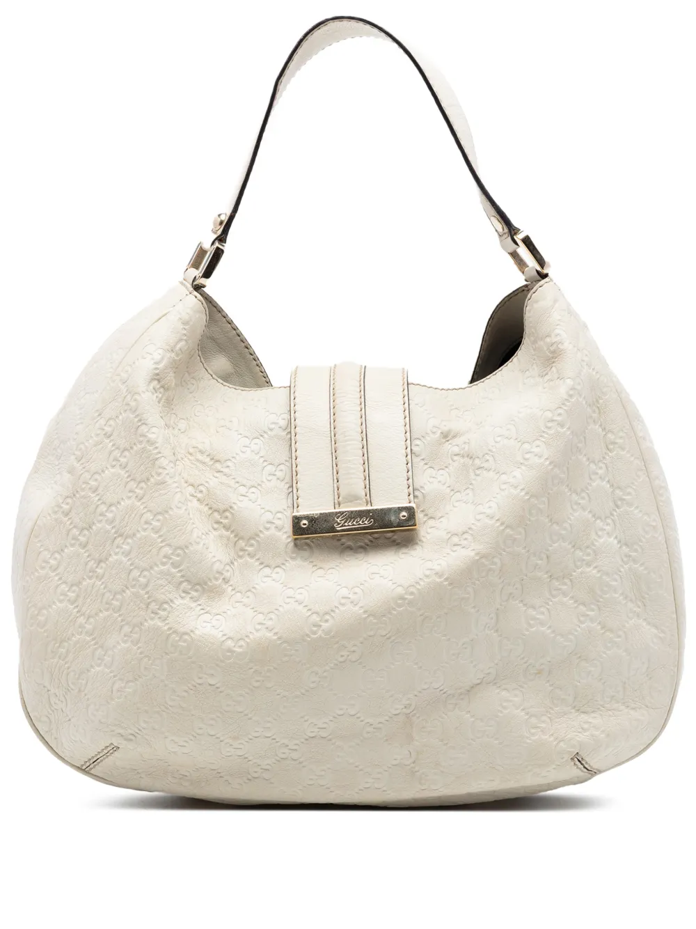 Gucci Pre-Owned Borsa passepartout New Ladies Guccissima grande 2016-2026 - Bianco