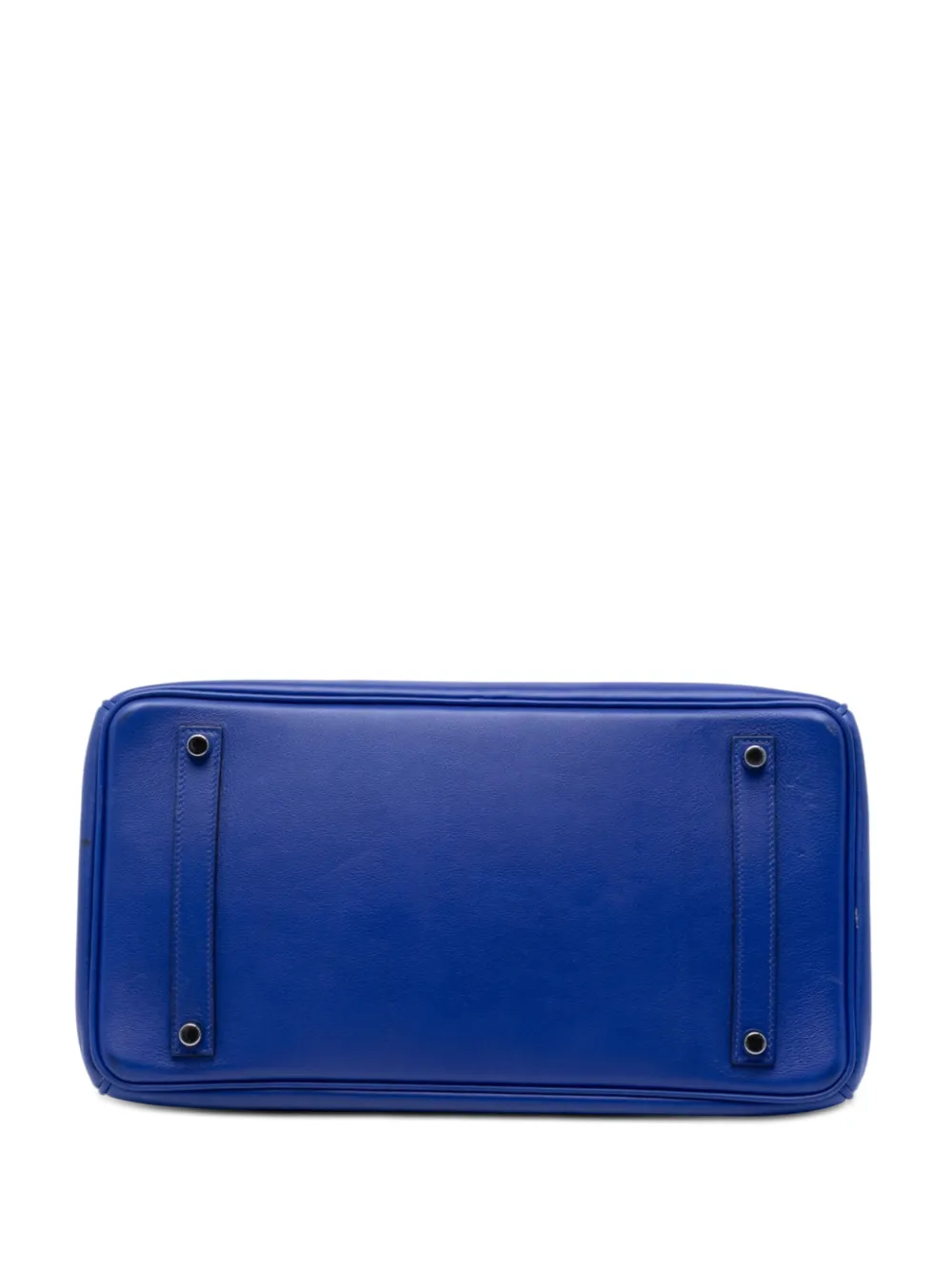 Hermès Pre-owned 2011 Swift Birkin Retourne 35 Handbag in Blue, view 4