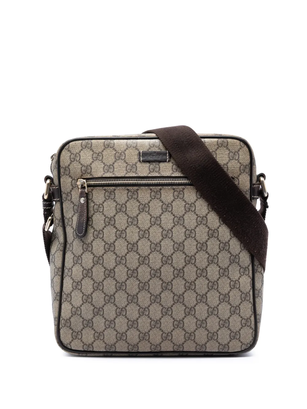 Gucci Pre-Owned Borsa a tracolla in tessuto GG Supreme 2016-2026 - Toni neutri
