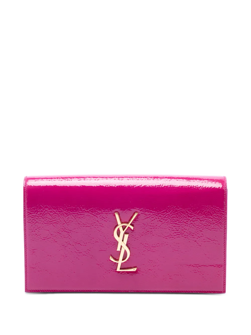 Saint Laurent Pre-Owned Clutch Kate con monogramma 2015 - Rosa