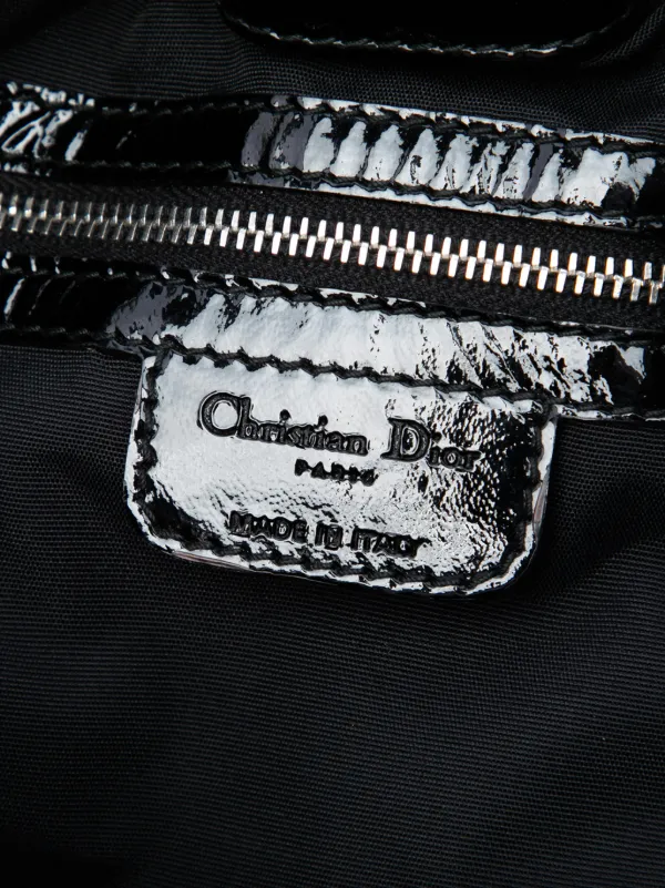 Christian Dior Pre-Owned 2009 Patent Cannage Le Trente Tote Bag