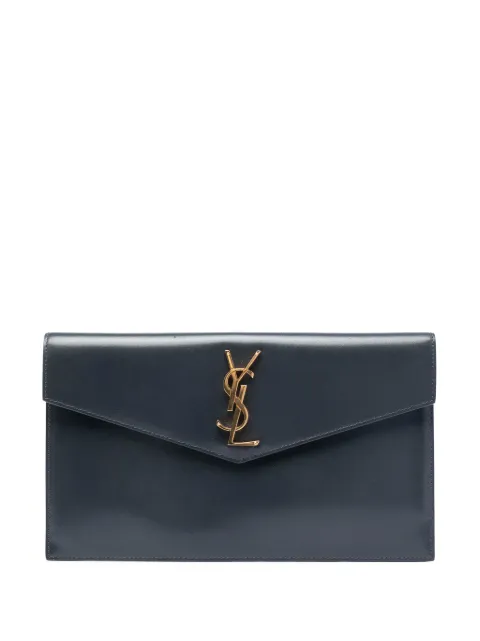 Saint Laurent Pre-Owned bolsa de mano Uptown de piel de becerro suave y brillante con monograma 2019