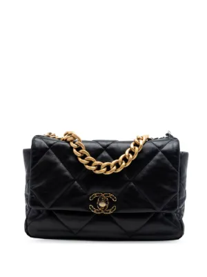 CHANEL Pre-Owned 19 キルティング ショルダーバッグ | ブラック