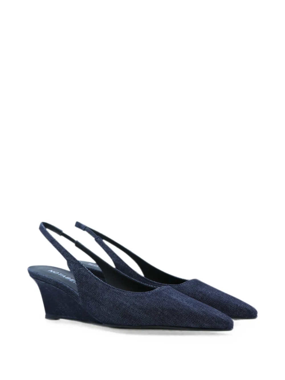 Notabene Elba 50 wedge-heel sandals Blauw