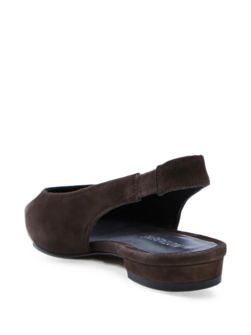 Notabene Gisella square-toe slingback pumps Bruin