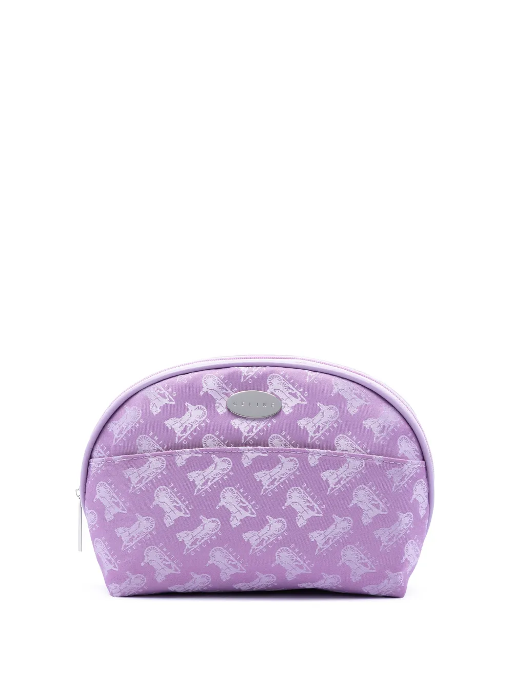Celine Pre-Owned Trousse XX secolo Carriage con stampa - Viola