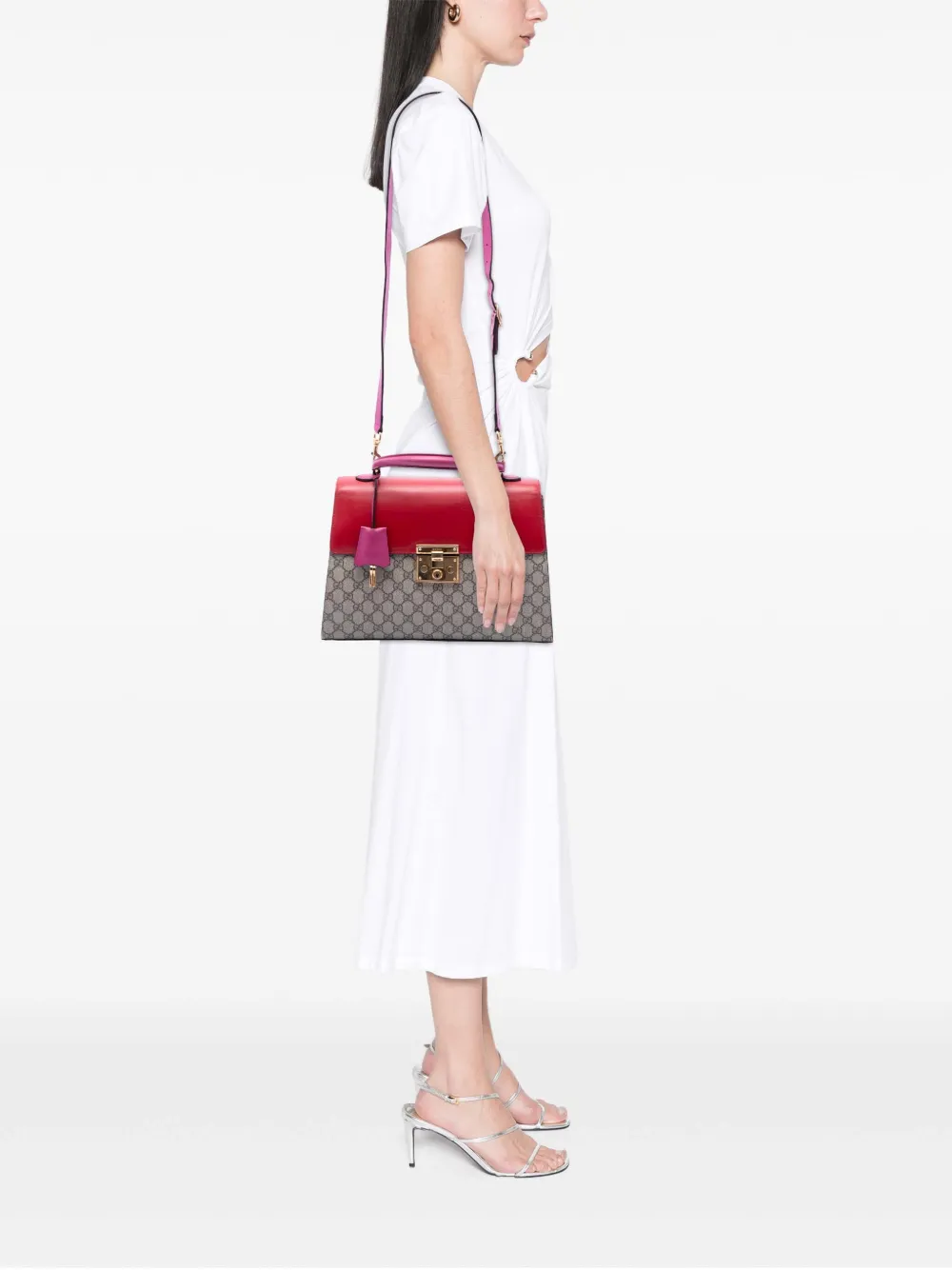Gucci Pre-Owned 2016-2026 GGスプリーム パドロック トップハンドル