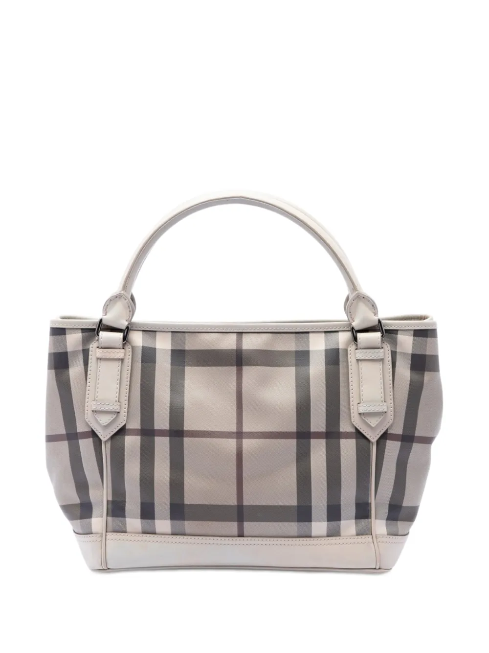Burberry Pre-Owned 2000-2017 House Check Canvas-Tote Bag - Nude