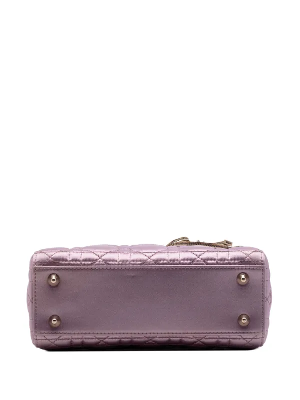 Christian Dior Pre-Owned 2019 スモール サテン カナージュ