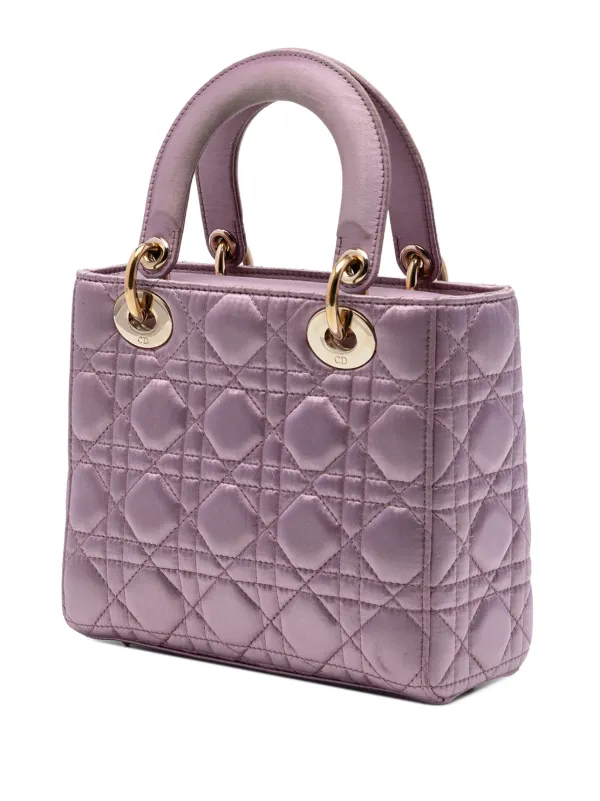 Christian Dior Pre-Owned 2019 スモール サテン カナージュ