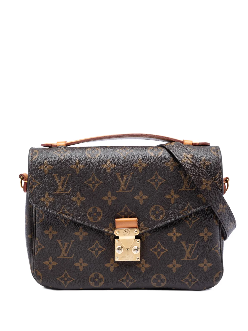 Louis Vuitton Pre-Owned 2016 Monogram Pochette Metis satchel - Brown