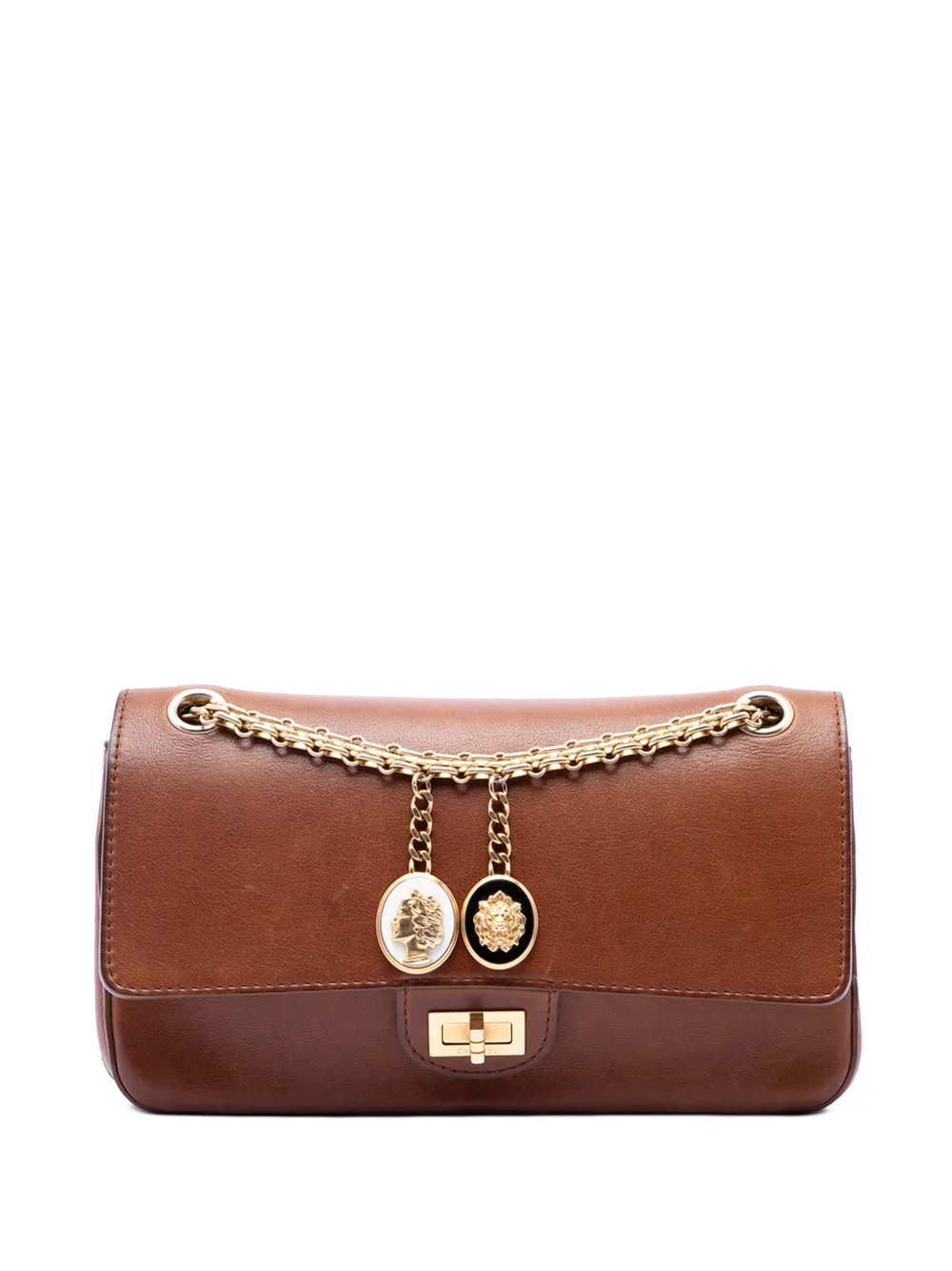 CHANEL Pre-Owned Borsa a spalla Limited Edition Reissue 2.55 Medallion Double Flap 225 2016-2017 - Marrone
