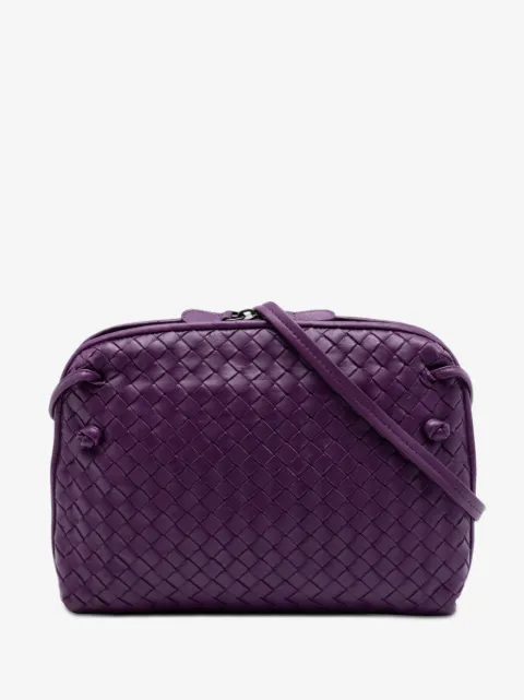 Bottega Veneta Pre-Owned Intrecciato Nodini crossbody-taske i nappa-læder fra 2012-2026