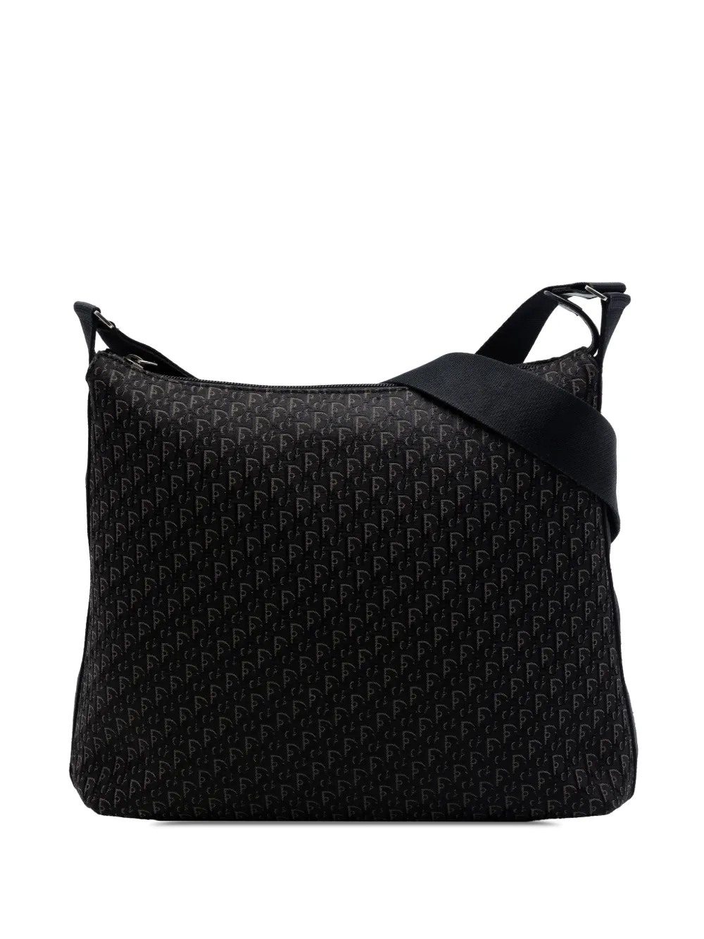 Christian Dior Pre-Owned Borsa a tracolla Diorissimo in tela con motivo Trotter 2004 - Nero