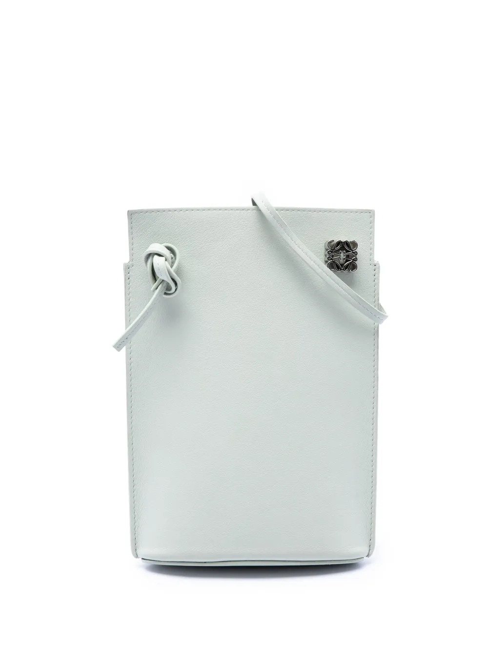 Loewe Pre-Owned Borsa a tracolla Dice Pocket in pelle di vitello 2000-2026 - Bianco