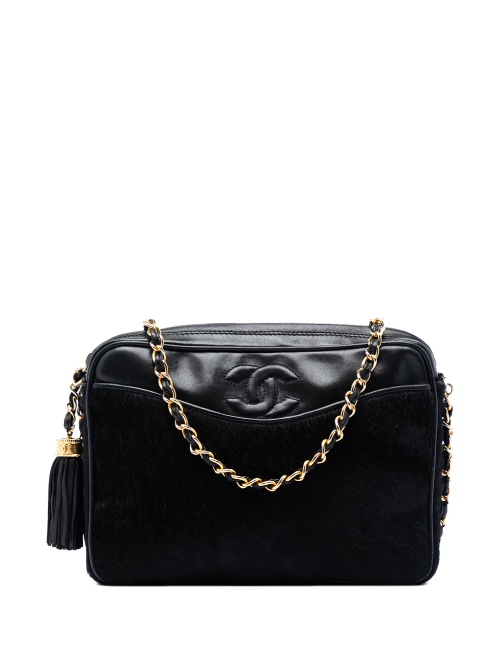 CHANEL Pre-Owned Borsa a tracolla CC 1986-1988 - Nero