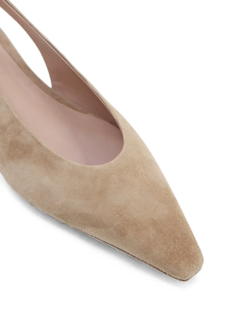 Notabene Gisella square-toe ballet flats Beige