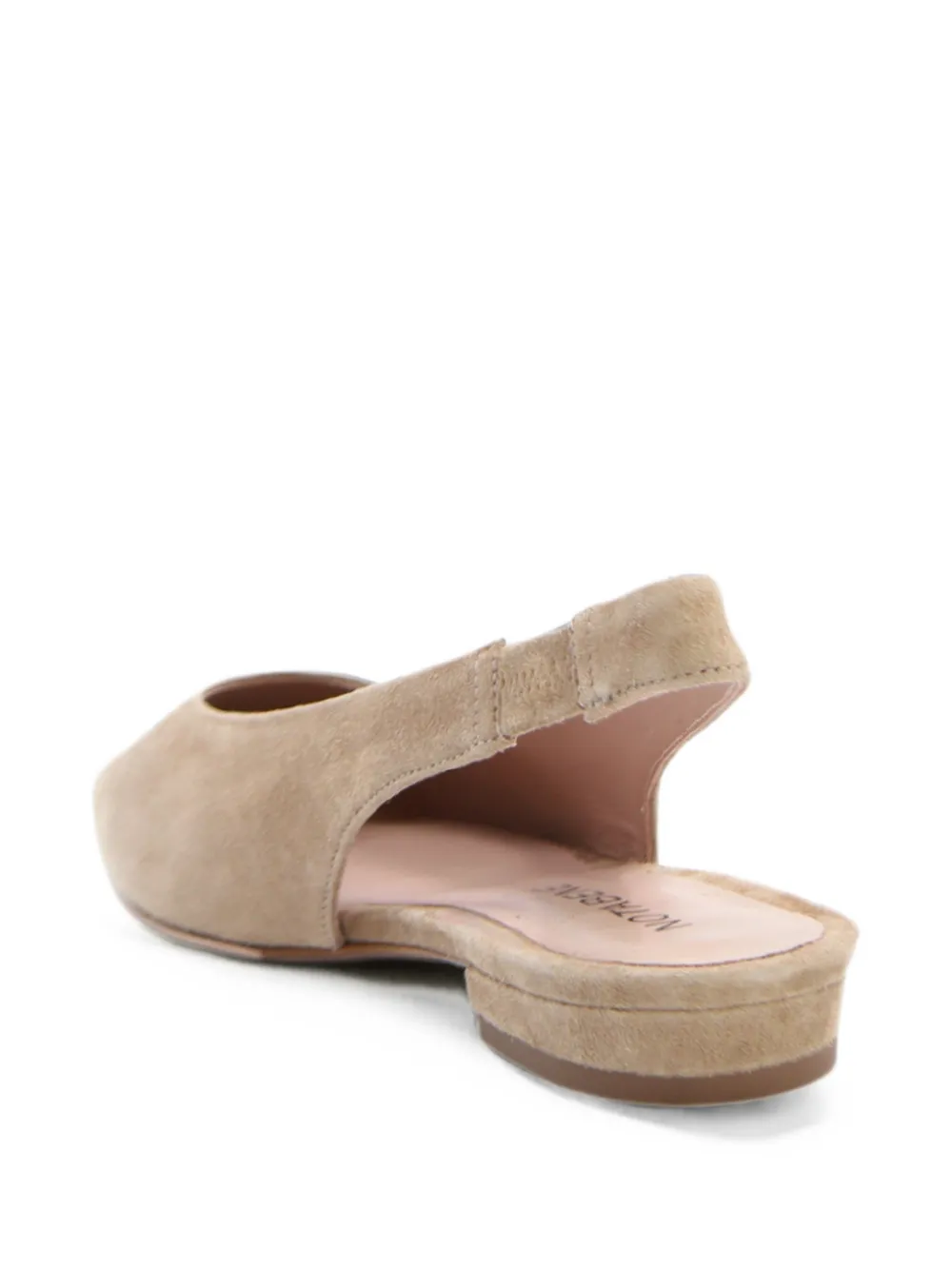 Notabene Gisella square-toe ballet flats Beige