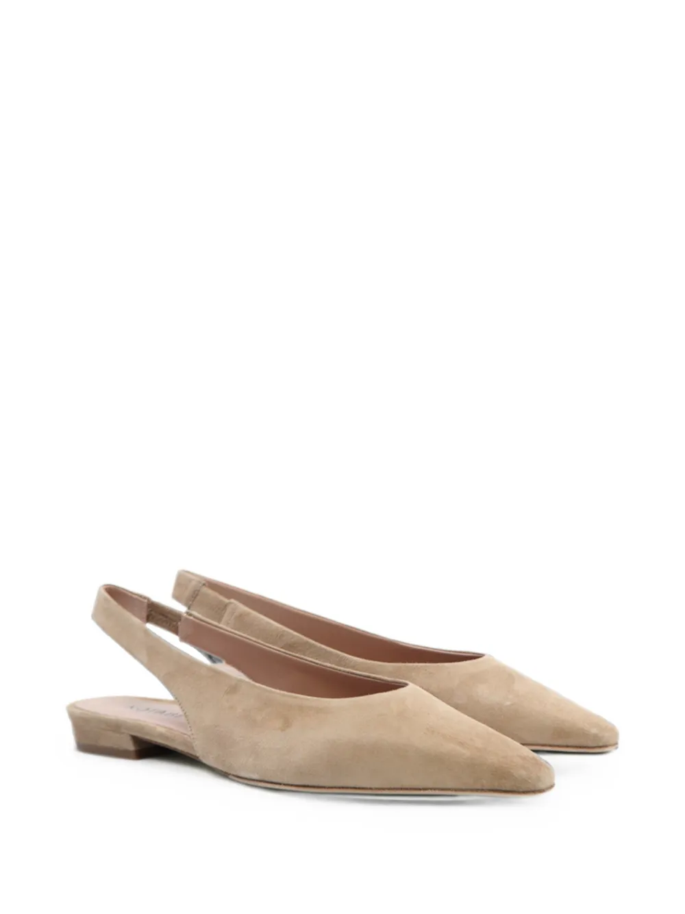 Notabene Gisella square-toe ballet flats Beige