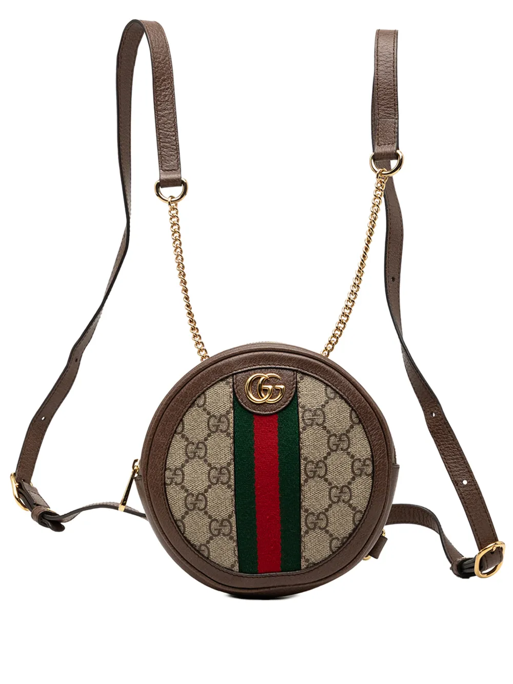 Gucci Pre-Owned Zaino GG Supreme Ophidia Round 2000-2015 - Toni neutri