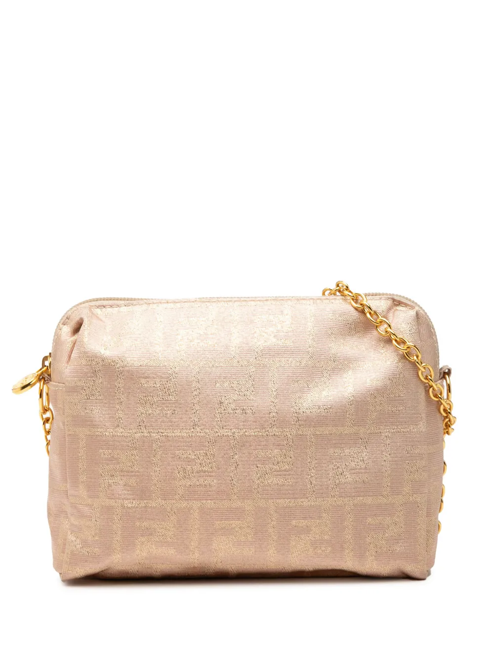 Fendi Pre-Owned Borsa a spalla in tela con motivo Zucca XX secolo - Toni neutri