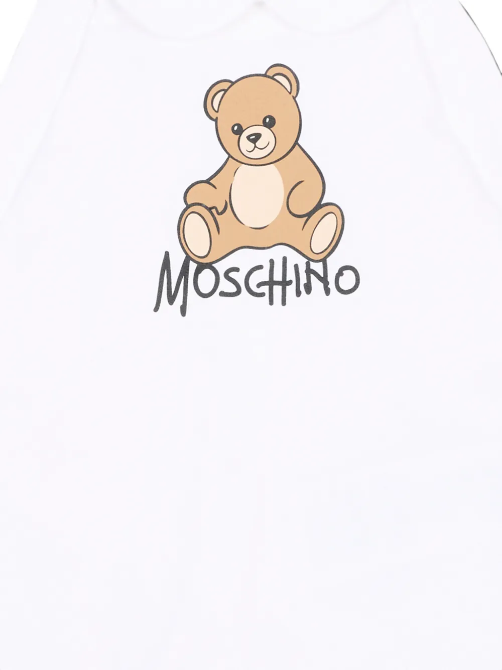 Moschino Kids Teddy Bear pyjama met print Wit