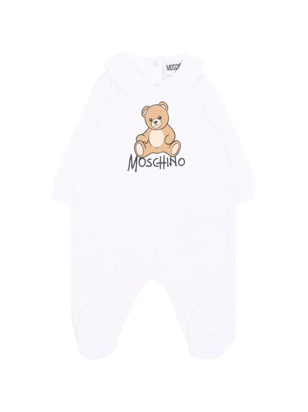 Moschino Kids Teddy Bear printed pajamas - Weiß