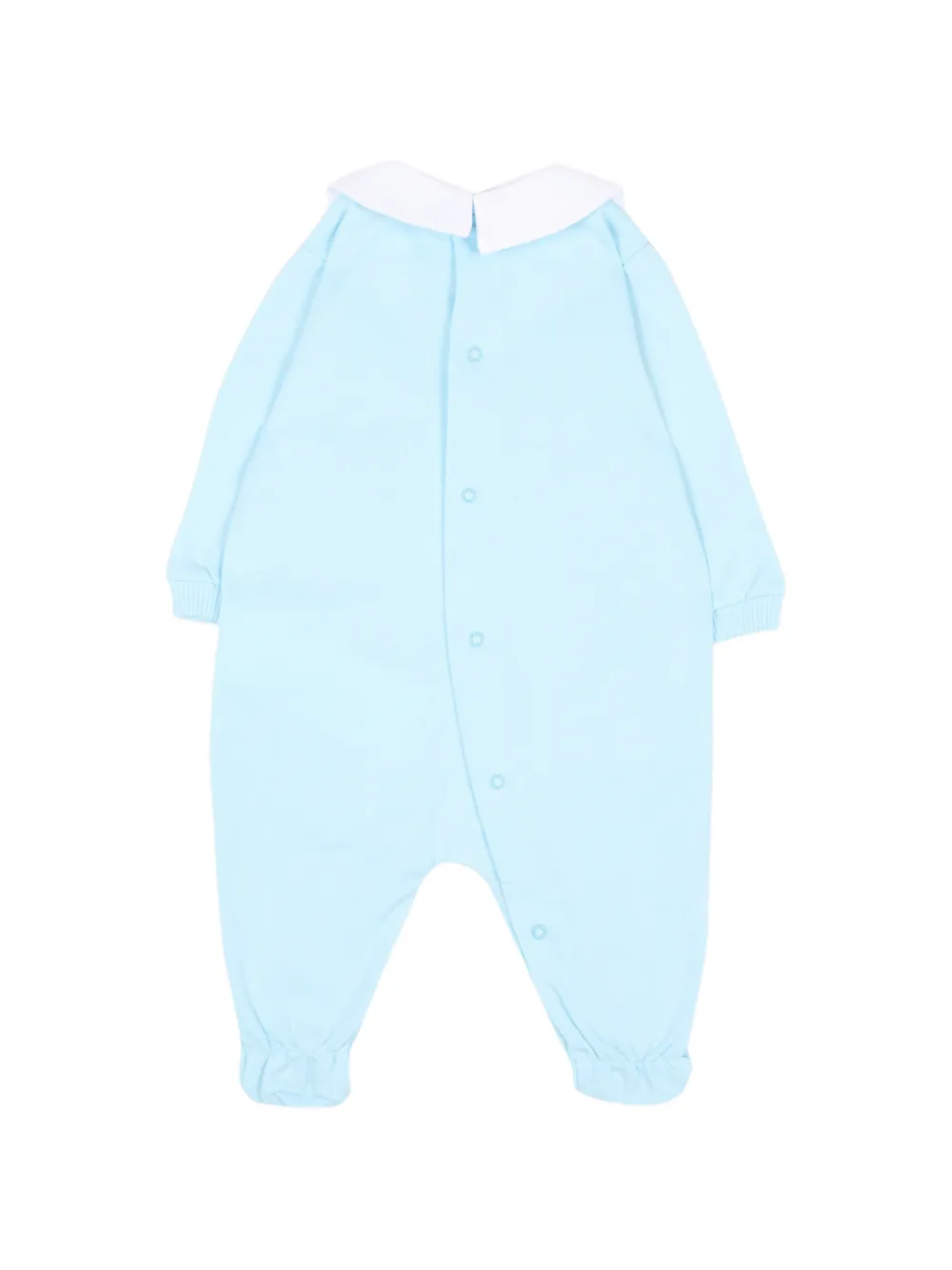Moschino Kids Teddy Bear pyjama met ronde kraag Blauw