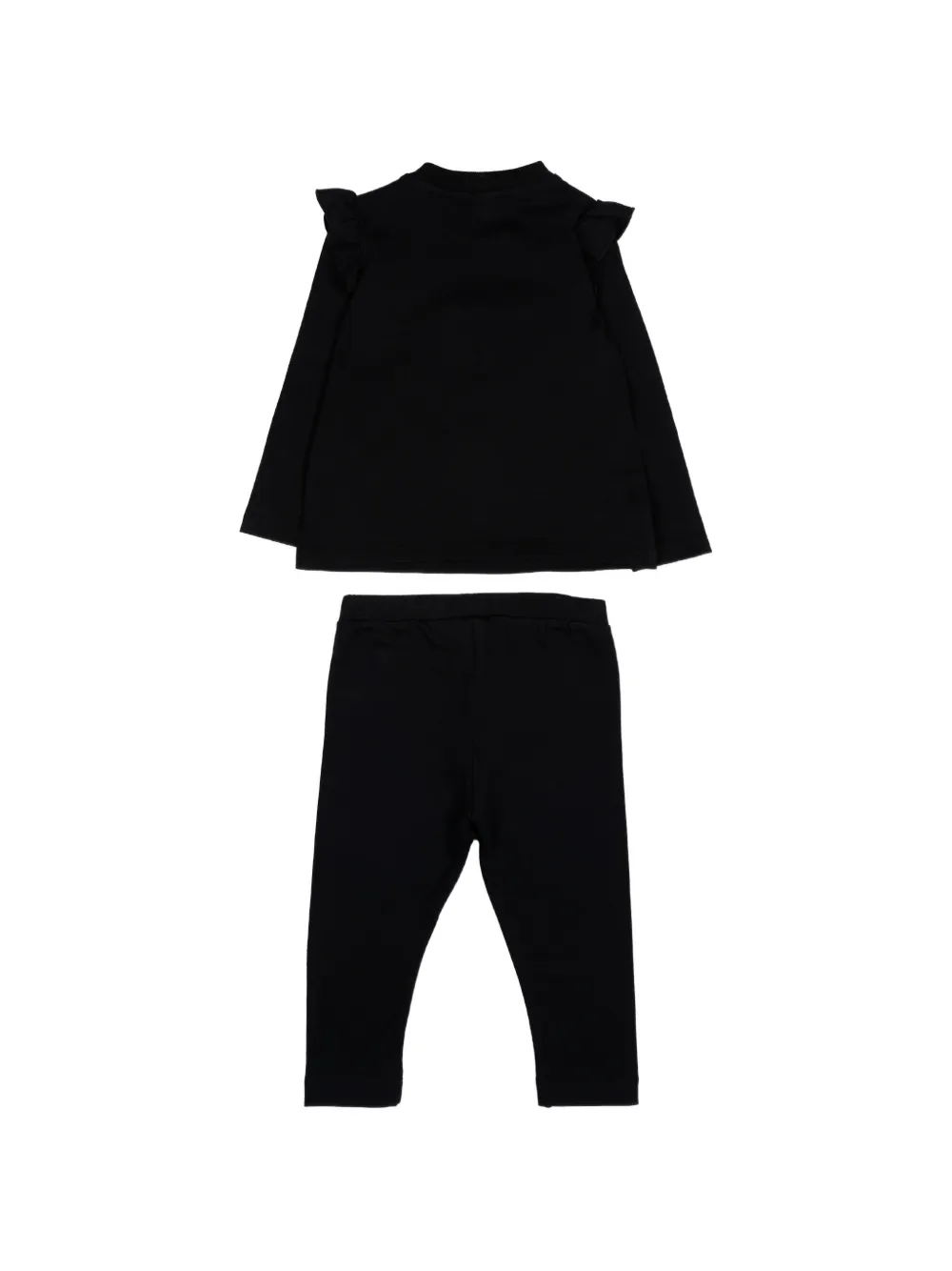 Moschino Kids Teddy Bear trainingspak met ruches Zwart