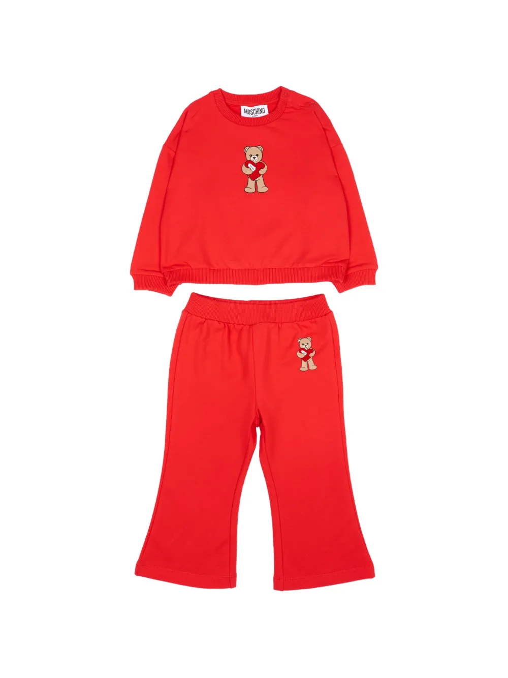 Moschino Kids Teddy Bear tracksuit - Rot