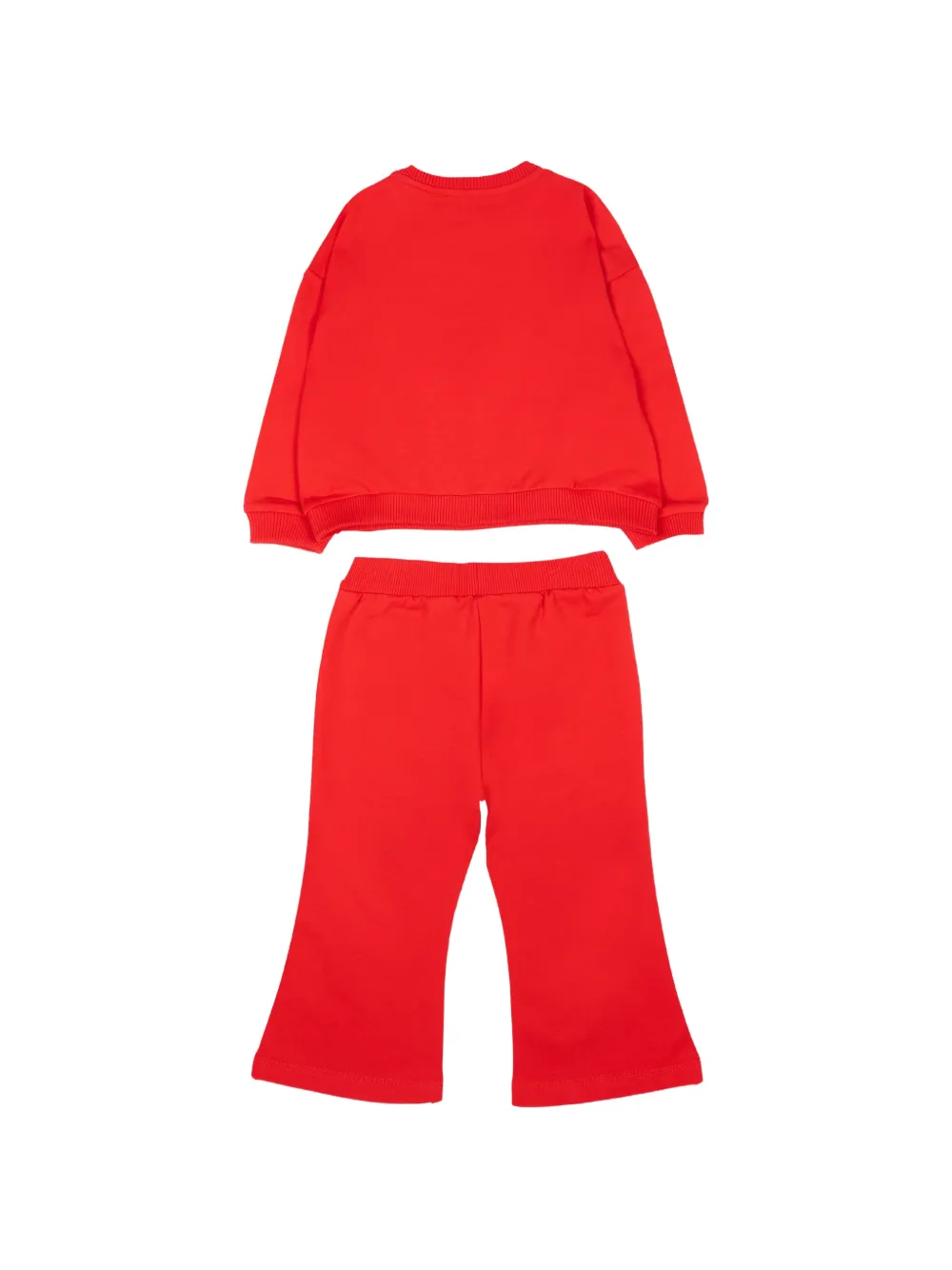 Moschino Kids Trainingspak met teddybeerprint Rood