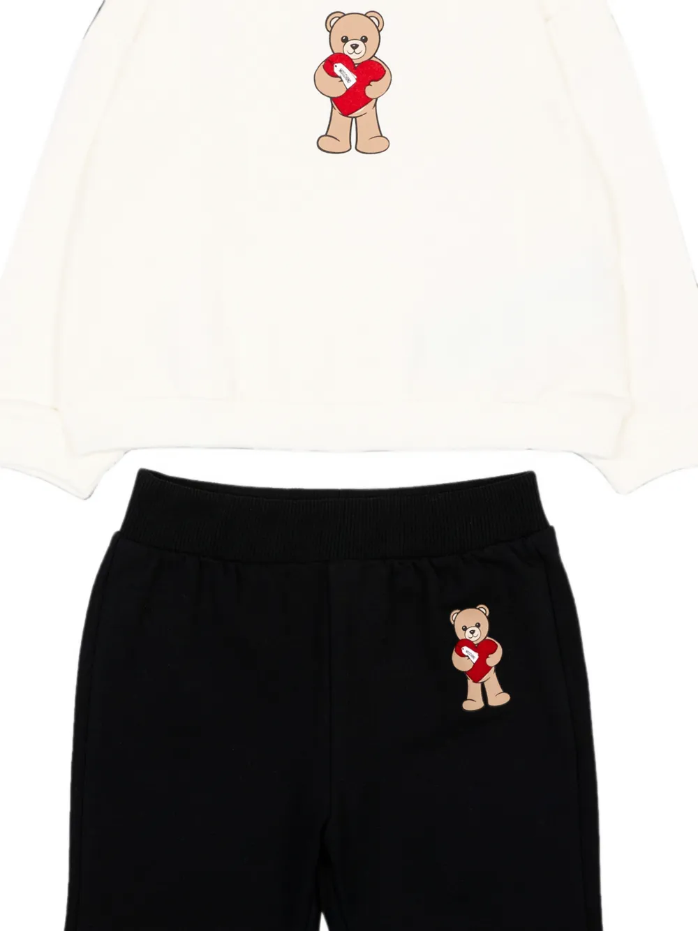 Moschino Kids Trainingspak met teddybeerprint Beige